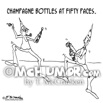 Champagne Cartoon 1171