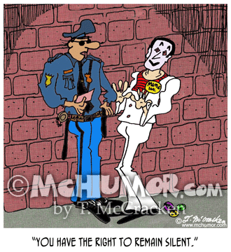 Police Cartoon 1364