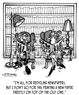 Newspaper Cartoon 2037