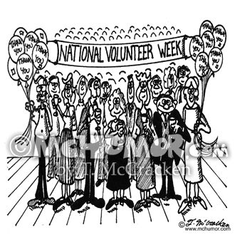 Volunteer Cartoon 4683