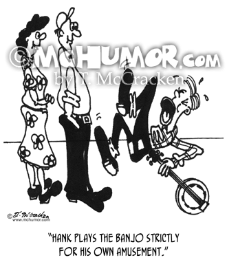 Banjo Cartoon 4699