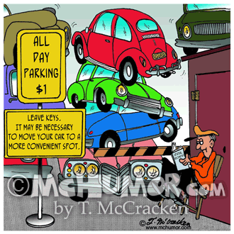 Parking Lot Cartoon 4798