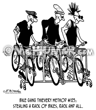 Bike Cartoon 4826