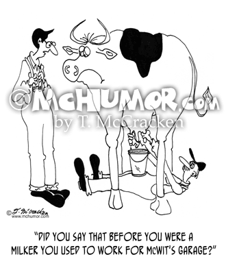 Milking Cartoon 5046