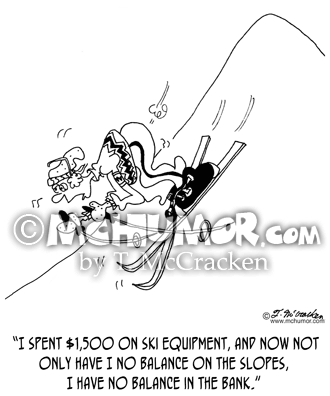 Skiing Cartoon 5425