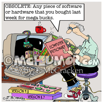 Computer Cartoon 5507