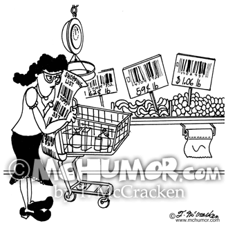Grocery Cartoon 5899
