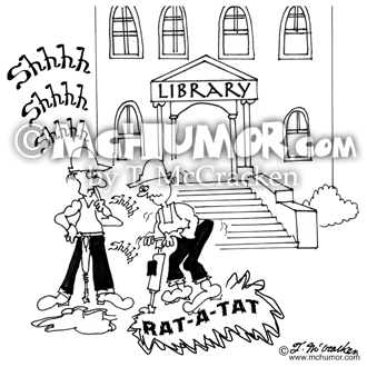 Library Cartoon 6146