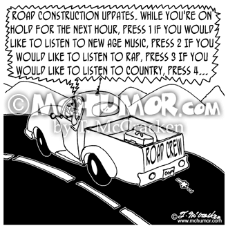 Road Construction Cartoon 6314