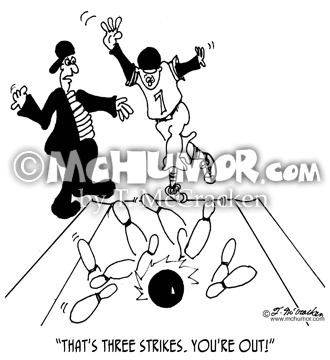 Bowling Cartoon 6672