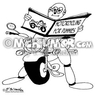 Bike Cartoon 6867