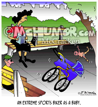 Bike Cartoon 7086