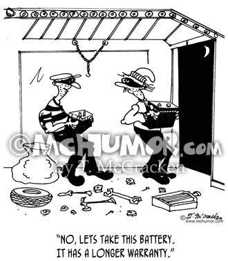 Battery Cartoon 7254