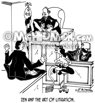 Litigation Cartoon 7849