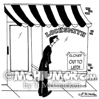 Locksmith Cartoon 7916