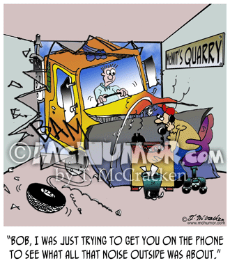 Bulldozer Cartoon 8245