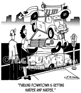 Parking Cartoon 8264