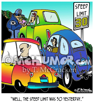 Speeding Cartoon 8303