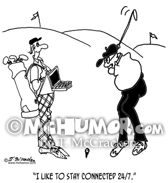 Golf Cartoon 8335