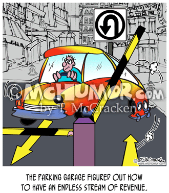 Parking Cartoon 8567