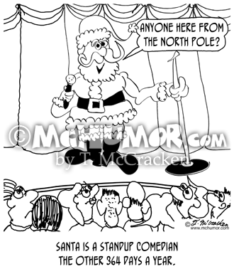 Santa Cartoon 8875