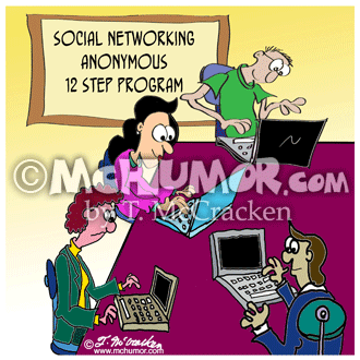 Networking Cartoon 8896