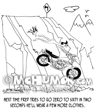 Motorcycle Cartoon 8909
