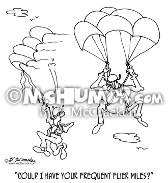Skydiving Cartoon 8931