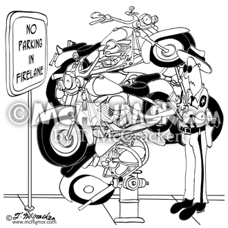 Motorcycle Cartoon 8942