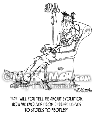Evolution Cartoon 9031