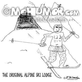 Skiing Cartoon 0263