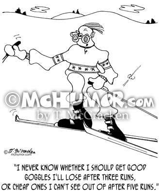 Skiing Cartoon 4732