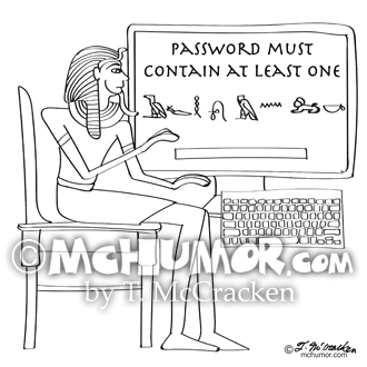 Computer Cartoon 9341