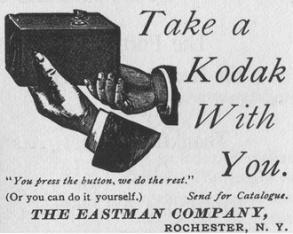 1891 Kodak advertisement