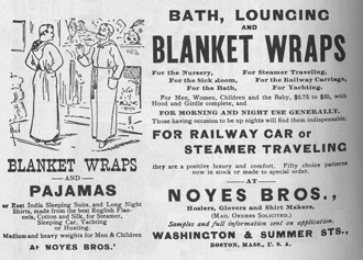 1894 Bathrobe Wrap advertisement