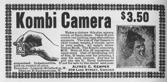 1895 Kombi camera advertisement