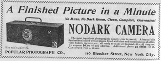 1899 Nodark Camera advertisement