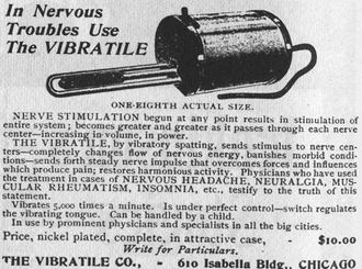 1899 Vibratile advertisement