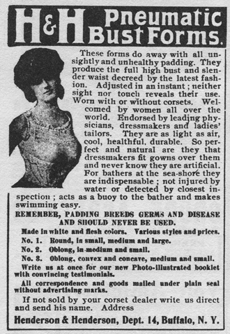 1905 pnematic bust advertisement