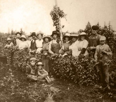 Oregon Hop Growers in 1859