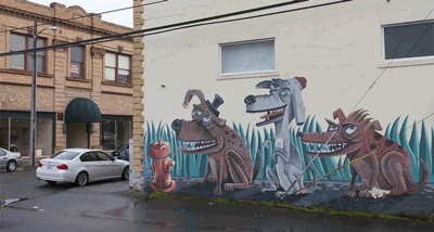 Art from the Rural Burl Mural Bureau