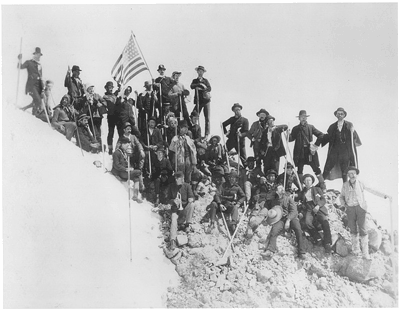 Mazamas on the summit of Mount Hood, July 19, 1894