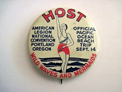 Button from the American Legion 1970's Portland Convention