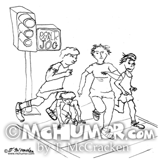 Jogging Cartoon 0012