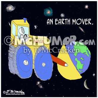 Earth Mover Cartoon 0276