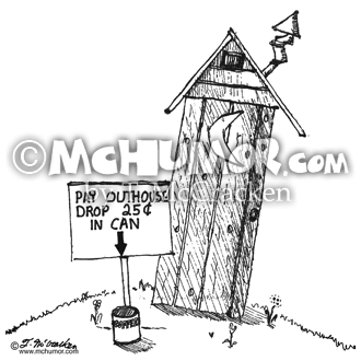 Outhouse Cartoon 1045