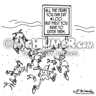 Crab Cartoon 1293