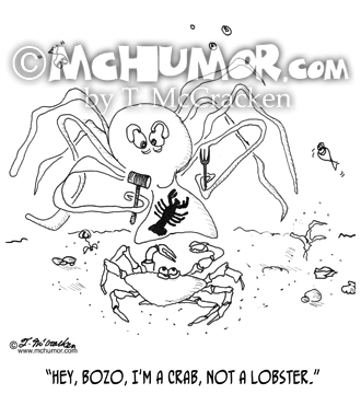 Crab Cartoon 1435