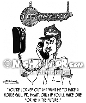 Locksmith Cartoon 1953