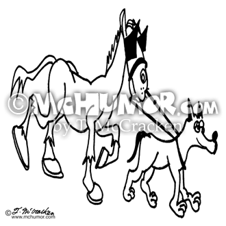 Horse Cartoon 2535